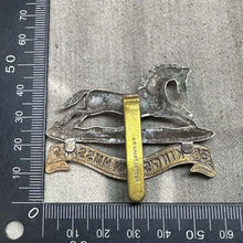 Load image into Gallery viewer, Original WW2 British Army Cap Badge - 3rd The King's Own Hussars - The Militaria Shop