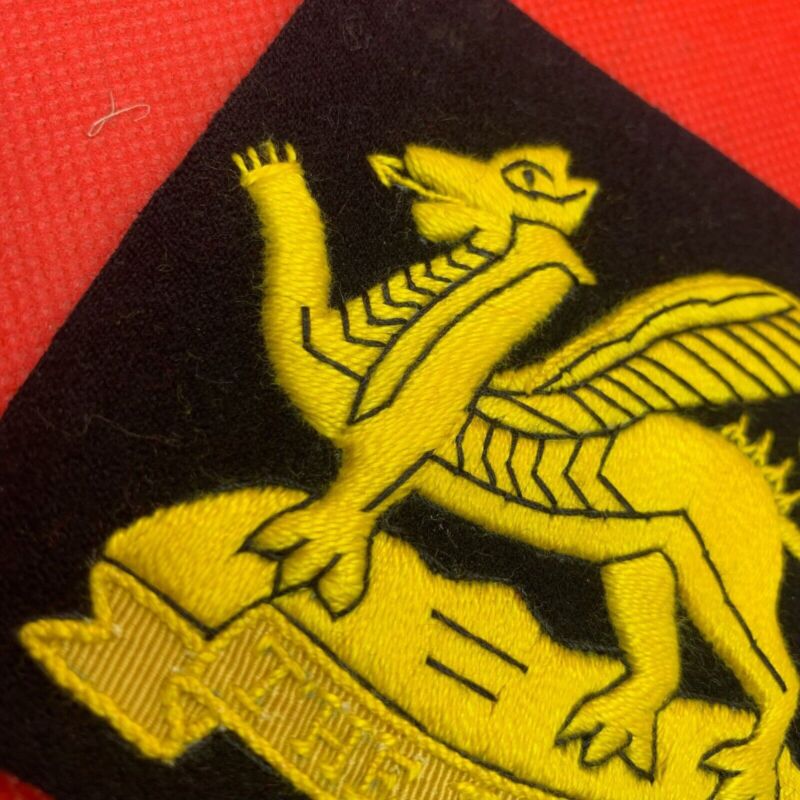 British Army The Buffs Regimental Embroidered Blazer Badge - The Militaria Shop