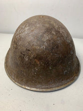 Load image into Gallery viewer, Mk3 Canadian / British Army Original WW2 Turtle Helmet High Rivet - The Militaria Shop