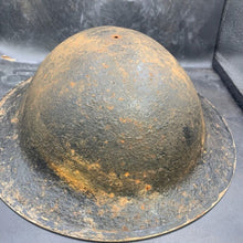 Load image into Gallery viewer, Original WW2 British Army Mk2 Combat Helmet Shell - South African Manufactured - The Militaria Shop