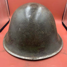 Charger l'image dans la galerie, Original British / Canadian Army WW2 Soldiers Military Combat Mk3 Turtle Helmet - The Militaria Shop