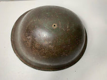 Load image into Gallery viewer, Mk3 Canadian / British Army Original WW2 Turtle Helmet High Rivet - The Militaria Shop