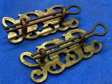 Load image into Gallery viewer, A Pair of Victorian British Army - Royal Army Pay Corps Shoulder Titles. - The Militaria Shop