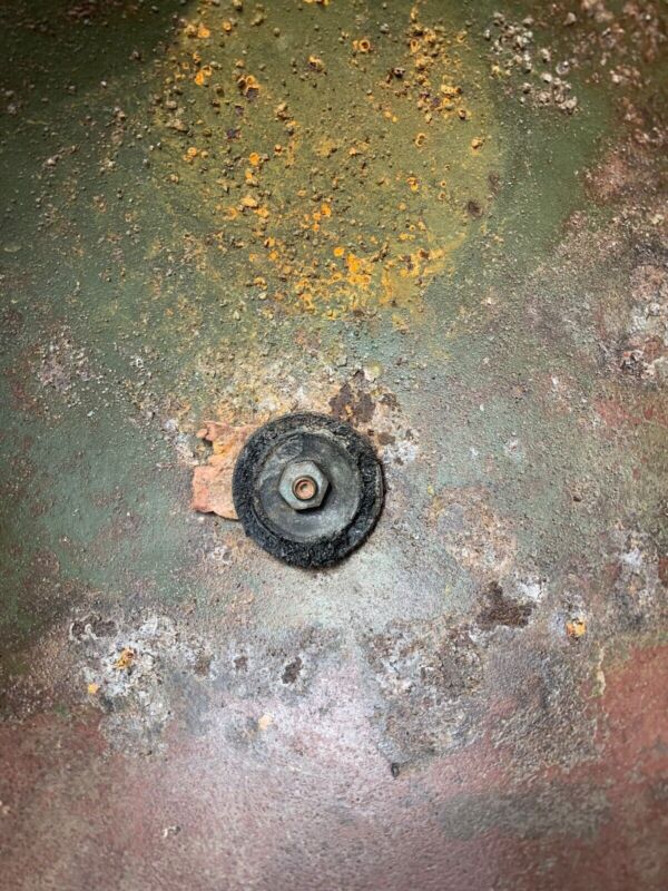 Mk3 Canadian / British Army Original WW2 Turtle Helmet High Rivet - The Militaria Shop