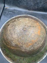 Load image into Gallery viewer, Original WW2 British / South African Mk2 Army Helmet & Liner - The Militaria Shop