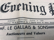 Load image into Gallery viewer, Original WW2 British Newspaper Channel Islands Occupation Jersey - June 1941 - The Militaria Shop