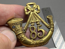 Load image into Gallery viewer, Original British Army - 1759-1881 - 85th Light Infantry (KSLI) Glengarry Badge - The Militaria Shop