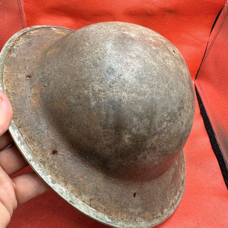 British Army Mk2 Brodie Helmet - Original WW2 - South African Manufactured - The Militaria Shop