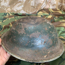 Charger l'image dans la galerie, Original WW2 British Style South African Mk2 Army Combat Helmet - The Militaria Shop