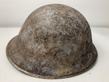 Load image into Gallery viewer, Mk3 Canadian / British Army Original WW2 Turtle Helmet High Rivet - The Militaria Shop