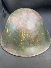 Load image into Gallery viewer, Original WW2 British Army / Canadian Army Mk3 Turtle Combat Helmet - The Militaria Shop