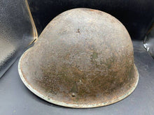 Load image into Gallery viewer, Original WW2 Onwards (1945-1952) British Army Mk4 Turtle Helmet - The Militaria Shop