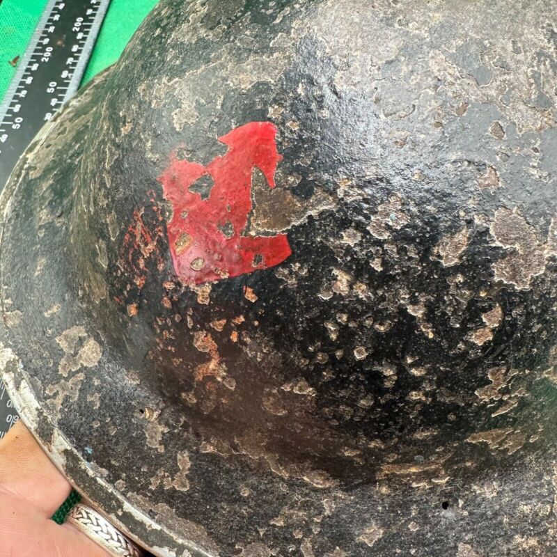 British Army Mk2 Brodie Helmet - Original WW2 - South African Manufactured - The Militaria Shop