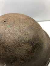 Load image into Gallery viewer, WW2 Canadian / British Army Mk3 Turtle Helmet Shell Original - The Militaria Shop