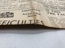 Load image into Gallery viewer, Original WW2 British Newspaper Channel Islands Occupation Jersey - August 1941 - The Militaria Shop