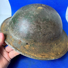 Load image into Gallery viewer, Original WW2 British Army Mk2 Combat Helmet Shell - South African Manufactured - The Militaria Shop