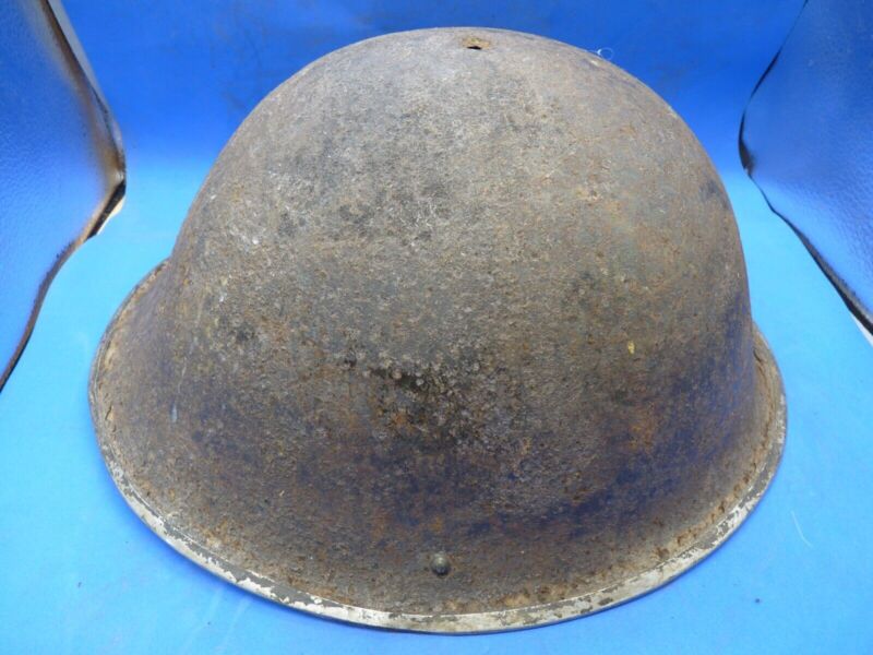 Original WW2 Onwards British Army Mk4 Turtle Helmet - The Militaria Shop