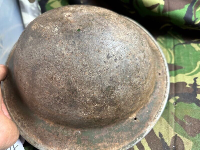 British Army Mk2 Brodie Helmet - Original WW2 - South African Manufactured - The Militaria Shop