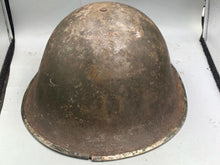 Load image into Gallery viewer, Original WW2 British / Canadian Army Mk3 Turtle Helmet - The Militaria Shop