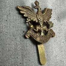 Load image into Gallery viewer, Original WW2 British Army Cap Badge - 26th Hussars - The Militaria Shop