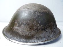 Load image into Gallery viewer, Mk3 Canadian / British Army Original WW2 Turtle Helmet High Rivet - The Militaria Shop
