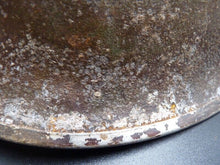 Load image into Gallery viewer, Mk3 Canadian / British Army Original WW2 Turtle Helmet High Rivet - The Militaria Shop
