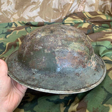 Charger l'image dans la galerie, Original WW2 British Style South African Mk2 Army Combat Helmet - The Militaria Shop