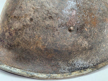 Charger l'image dans la galerie, Original WW2 British / Canadian Army Mk3 Turtle Helmet - The Militaria Shop