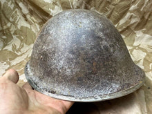 Charger l'image dans la galerie, WW2 Mk3 High Rivet Turtle - British / Canadian Army Helmet - Nice Original - The Militaria Shop