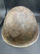 Load image into Gallery viewer, Original WW2 British / Canadian Army Mk3 Turtle Helmet - The Militaria Shop