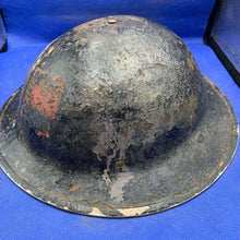 Load image into Gallery viewer, Original WW2 British Army Mk2 Brodie Combat Helmet - Divisional Sign - The Militaria Shop