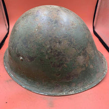 Charger l'image dans la galerie, Original British / Canadian Army WW2 Soldiers Military Combat Mk3 Turtle Helmet - The Militaria Shop