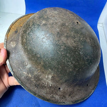 Load image into Gallery viewer, Original WW2 British Army Mk2 Combat Helmet Shell - South African Manufactured - The Militaria Shop