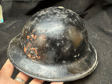 Charger l'image dans la galerie, Original WW2 British Civil Defence Home Front Helmet & Liner Set - The Militaria Shop