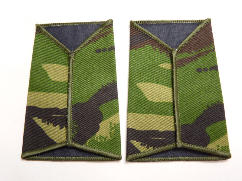 DPM Rank Slides / Epaulette Pair Genuine British Army - CCF Corporal - The Militaria Shop