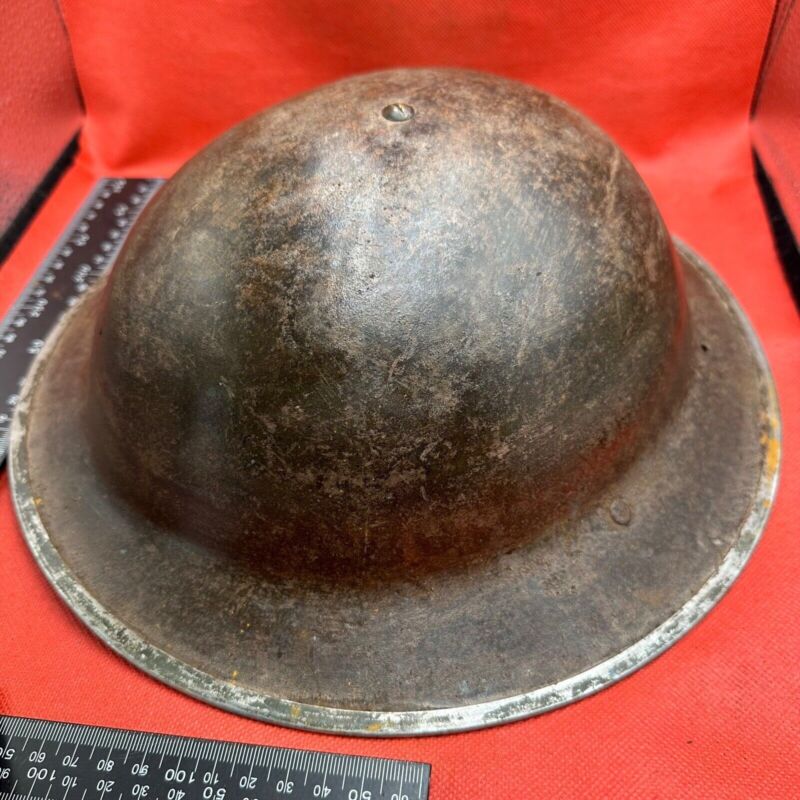 British Army Mk2 Brodie Helmet - Original WW2 - South African Manufactured - The Militaria Shop