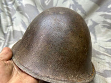 Load image into Gallery viewer, Original WW2 Canadian / British Army Mk3 High Rivet Turtle Helmet - The Militaria Shop