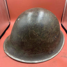 Charger l'image dans la galerie, Original British / Canadian Army WW2 Soldiers Military Combat Mk3 Turtle Helmet - The Militaria Shop