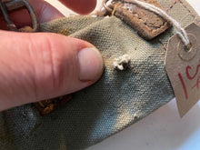 Lade das Bild in den Galerie-Viewer, A canvas 1915 pattern Bulgarian Army issue pick-axe head cover. Lightly used. - The Militaria Shop