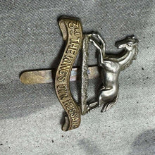 Load image into Gallery viewer, Original WW2 British Army Cap Badge - 3rd The King's Own Hussars - The Militaria Shop