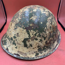 Charger l'image dans la galerie, Original British / Canadian Army WW2 Soldiers Military Combat Mk3 Turtle Helmet - The Militaria Shop