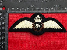 Load image into Gallery viewer, British Royal Flying Corps RFC Padded Pilots Wings Reproduction - The Militaria Shop