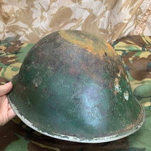 Charger l'image dans la galerie, Original WW2 British / Canadian Mk3 Army Combat Helmet - Canadian Div Sign RARE - The Militaria Shop