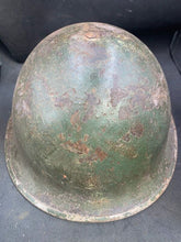 Lade das Bild in den Galerie-Viewer, Original WW2 British Army / Canadian Army Mk3 Turtle Combat Helmet - The Militaria Shop