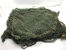 Load image into Gallery viewer, Original WW2 British Army Combat Helmet Net - Fits Mk2, Mk3 or US M1 Helmet - The Militaria Shop