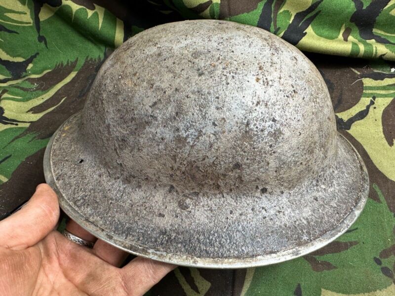 British Army Mk2 Brodie Helmet - Original WW2 - South African Manufactured - The Militaria Shop
