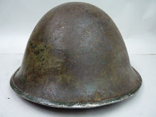 Load image into Gallery viewer, Original WW2 British / Canadian Mk3 Turtle Helmet Great Paint - The Militaria Shop
