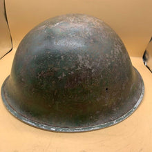 Charger l'image dans la galerie, Original WW2 British / Canadian Army Mk3 High Rivet Turtle Army Combat Helmet - The Militaria Shop