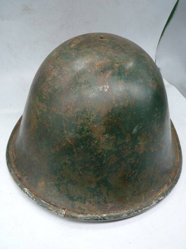Original WW2 Mk3 Combat Helmet - British / Canadian D-Day Pattern - The Militaria Shop