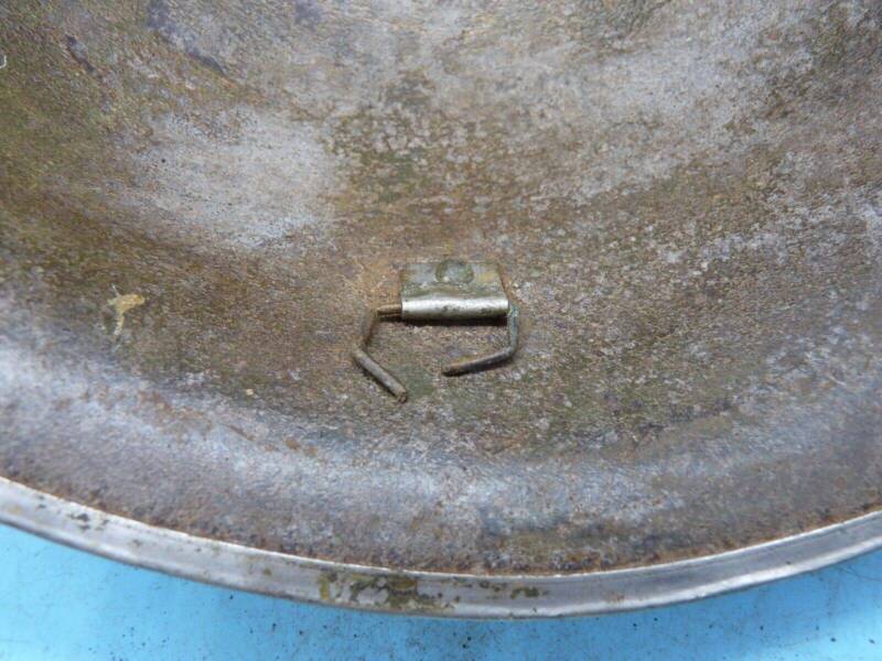 Original WW2 British / Canadian Army Mk3 High Rivet Turtle Army Combat Helmet - The Militaria Shop